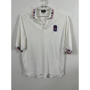 Vintage Atlanta‎ 1996 Olympics Shirt Mens XL Vantage NBC Embroidered 90s